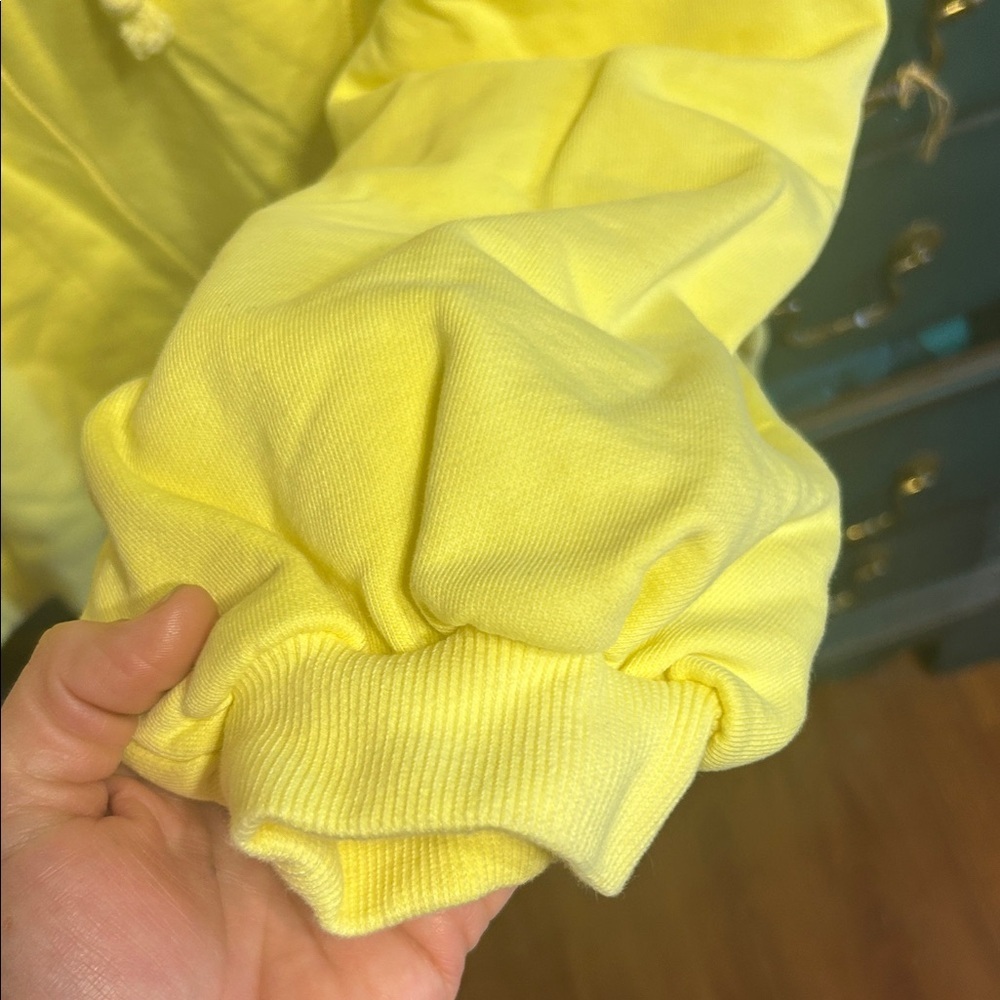 Sunny Yellow Women's Hoodie - Picture 3 of 4